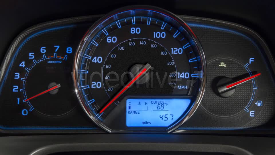 Car Dashboard. Sports Acceleration Videohive 11524815 Motion Graphics Image 1