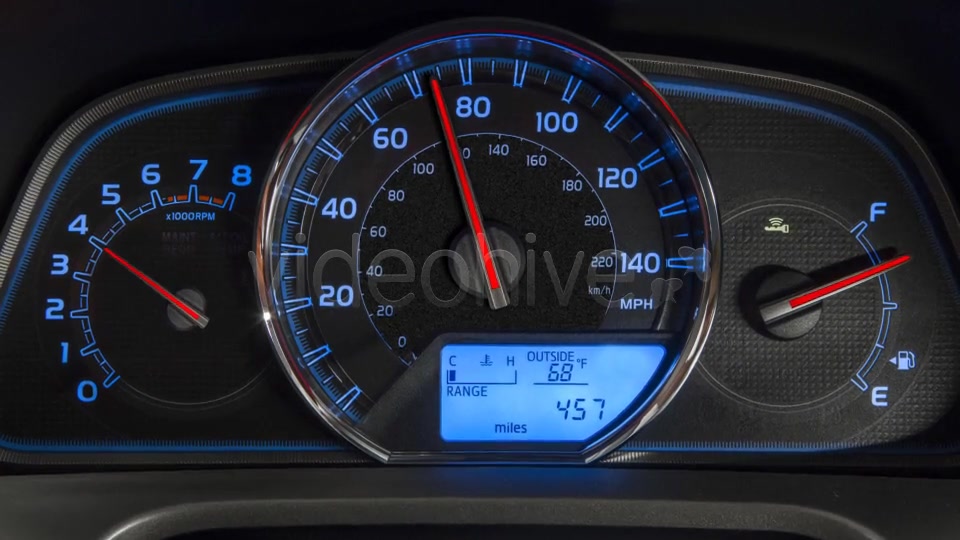 Car Dashboard. Sports Acceleration Videohive 11524815 Motion Graphics Image 8