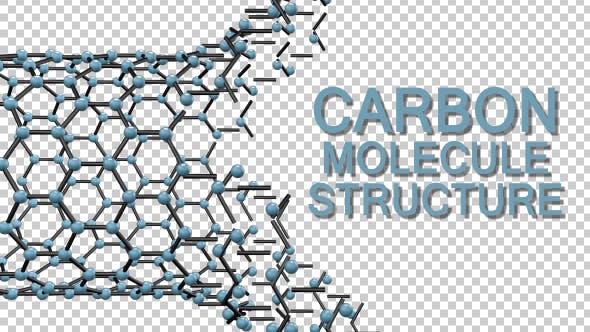 Carbon Fiber Molecular Structure - 19285242 Videohive Download