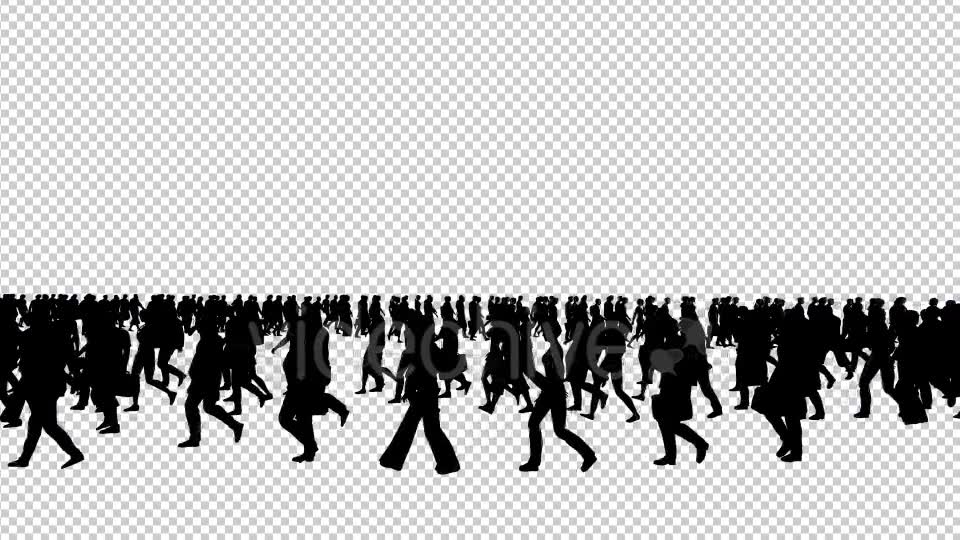 Career Race Walking Business People Videohive 19415888 Motion Graphics Image 2