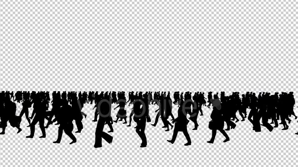 Career Race Walking Business People Videohive 19415888 Motion Graphics Image 3