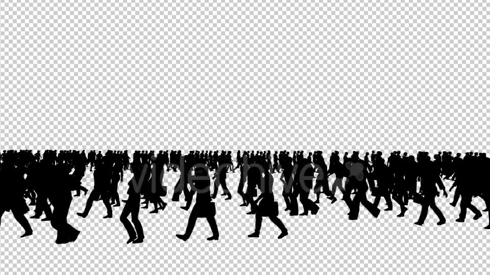 Career Race Walking Business People Videohive 19415888 Motion Graphics Image 5