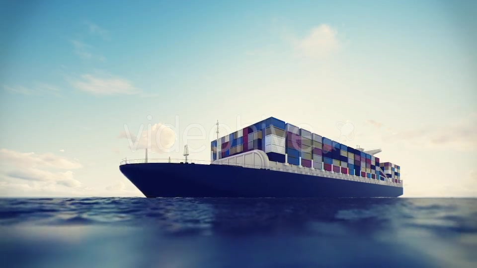 Cargo Container Ship Videohive 17600709 Motion Graphics Image 6