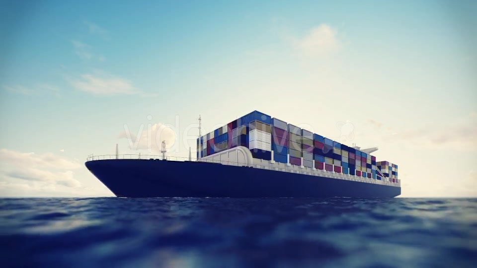 Cargo Container Ship Videohive 17600709 Motion Graphics Image 8