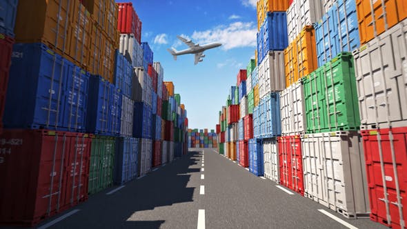 Cargo Containers Port - Download Videohive 23706246