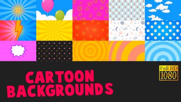 Cartoon Backgrounds - 22975598 Videohive Download