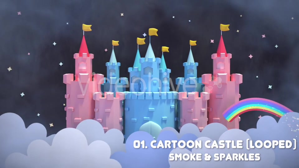 Cartoon Castle Pack Videohive 20648042 Motion Graphics Image 4