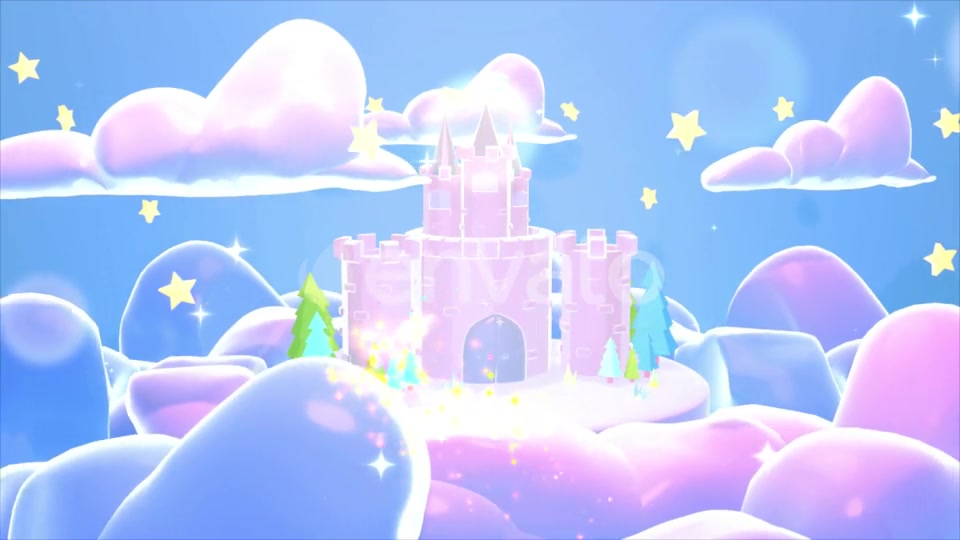 Cartoon Castle With Magic Sparkles Videohive 24743534 Motion Graphics Image 11