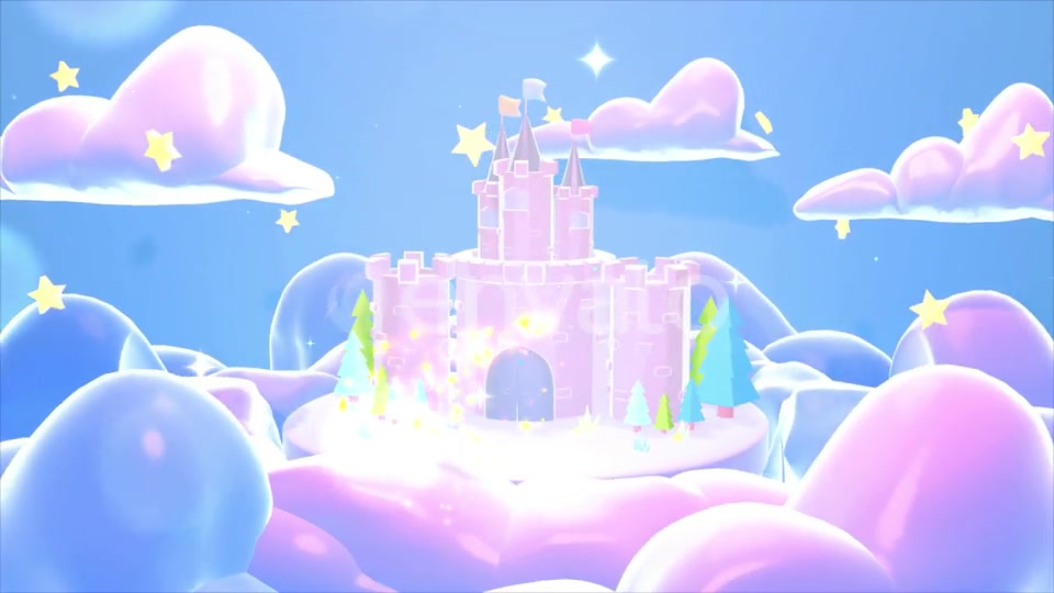 Cartoon Castle With Magic Sparkles Videohive 24743534 Motion Graphics Image 6