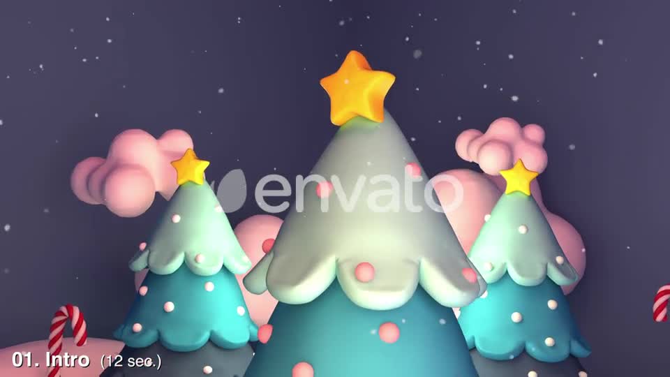 Cartoon Christmas Land 2 In 1 Pack Videohive 22973872 Motion Graphics Image 1