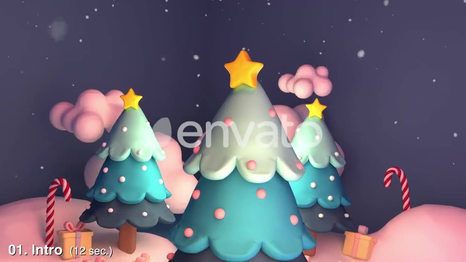 Cartoon Christmas Land 2 In 1 Pack Videohive 22973872 Motion Graphics Image 2