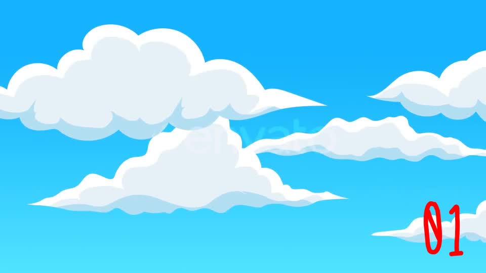 Cartoon Clouds Videohive 21724654 Motion Graphics Image 2