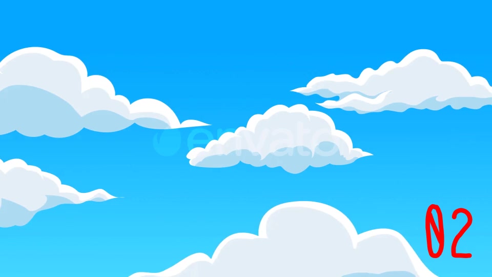 Cartoon Clouds Videohive 21724654 Motion Graphics Image 4