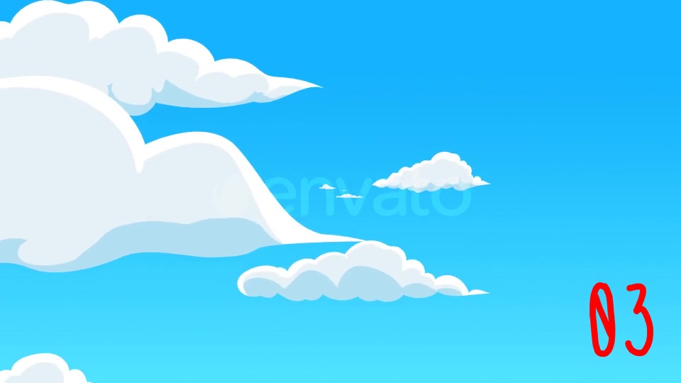 Cartoon Clouds Videohive 21724654 Motion Graphics Image 5