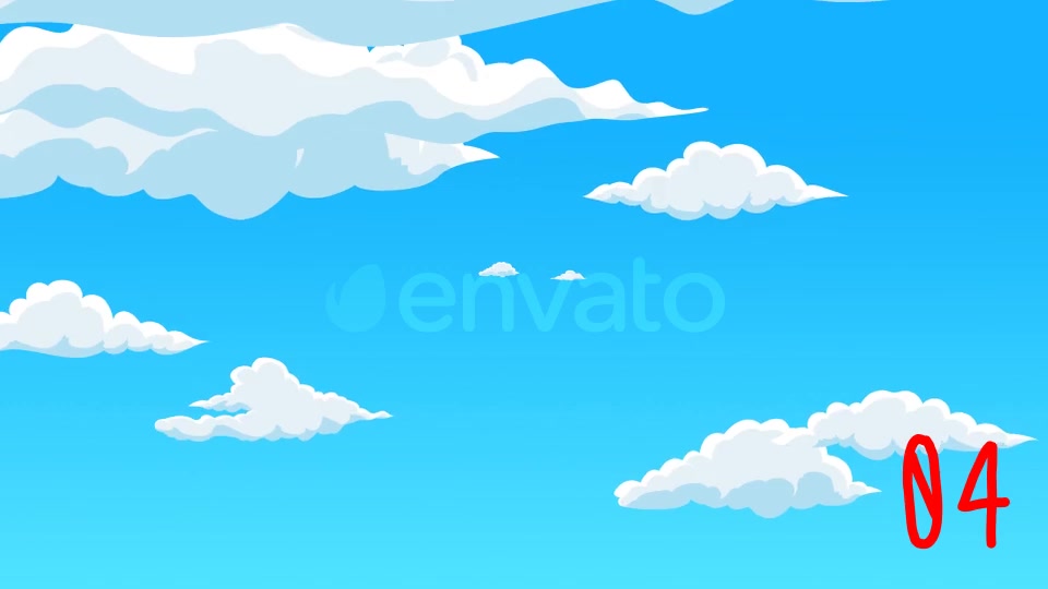 Cartoon Clouds Videohive 21724654 Motion Graphics Image 6