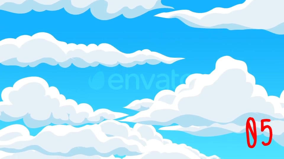 Cartoon Clouds Videohive 21724654 Motion Graphics Image 7
