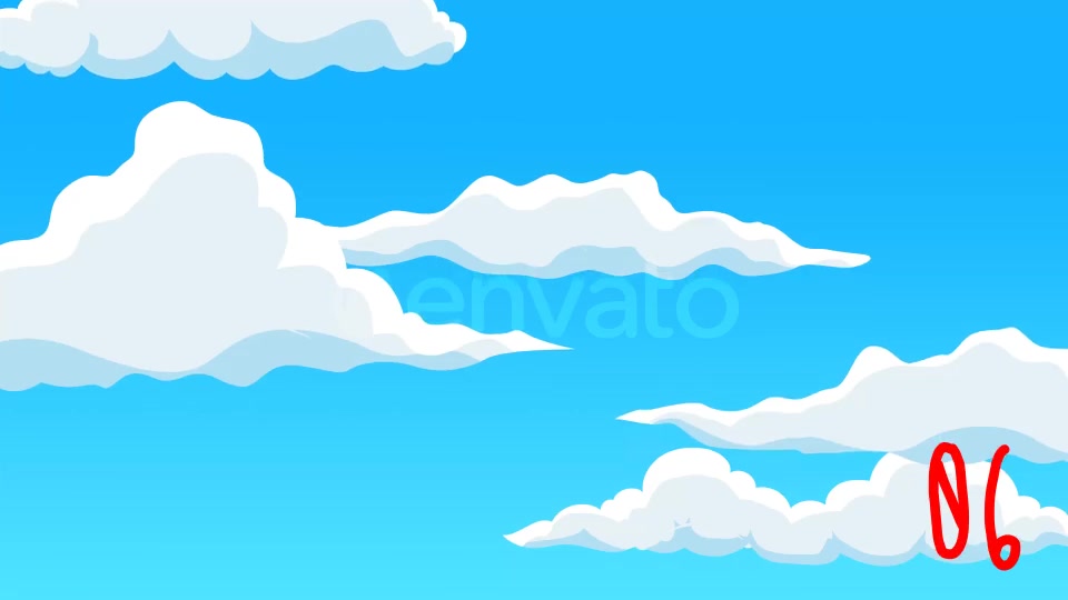 Cartoon Clouds Videohive 21724654 Motion Graphics Image 8