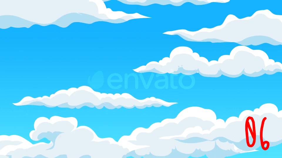 Cartoon Clouds Videohive 21724654 Motion Graphics Image 9