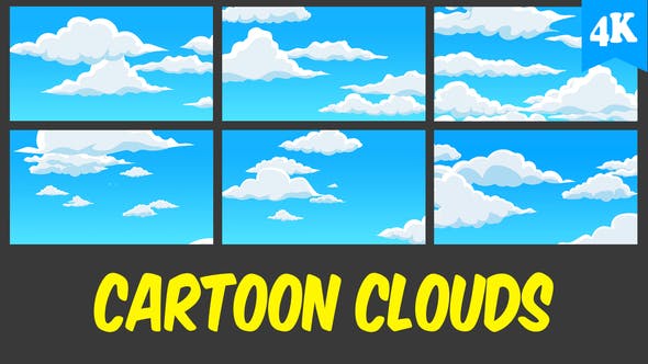 Cartoon Clouds - Videohive Download 21724654