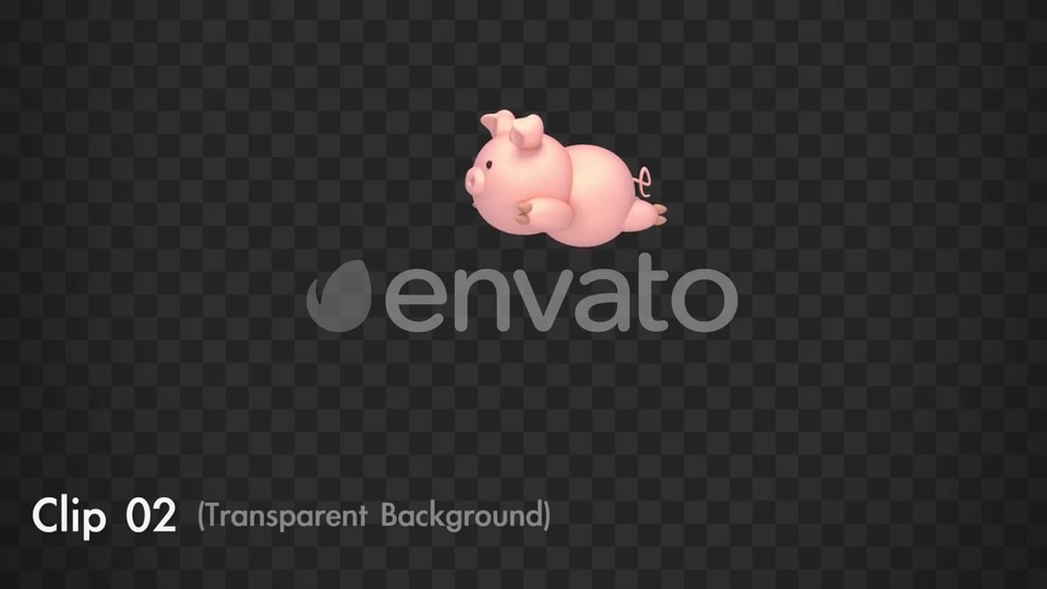 Cartoon Flying Pig Videohive 22339131 Motion Graphics Image 6