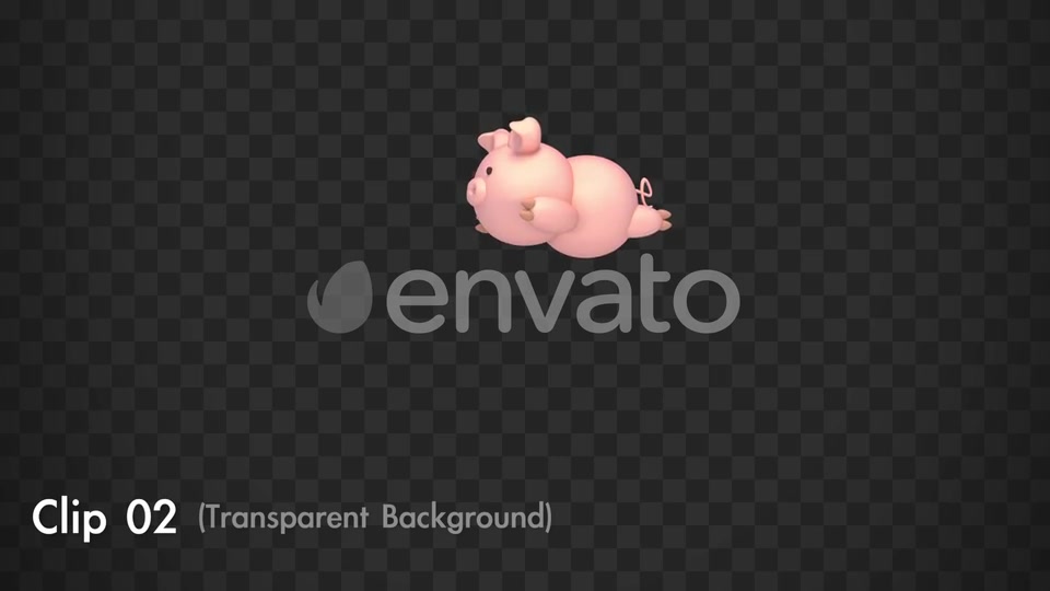 Cartoon Flying Pig Videohive 22339131 Motion Graphics Image 7
