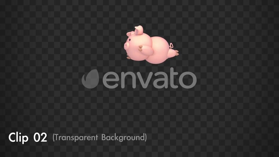 Cartoon Flying Pig Videohive 22339131 Motion Graphics Image 8