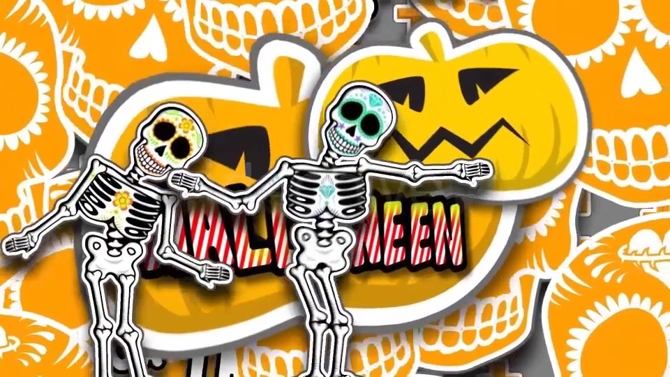 Cartoon Halloween Backgrounds 6 Videos Videohive 13323745 Motion Graphics Image 7