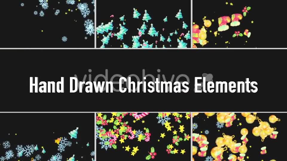 Cartoon Hand Drawn Christmas Transitions Videohive 18908909 Motion Graphics Image 1