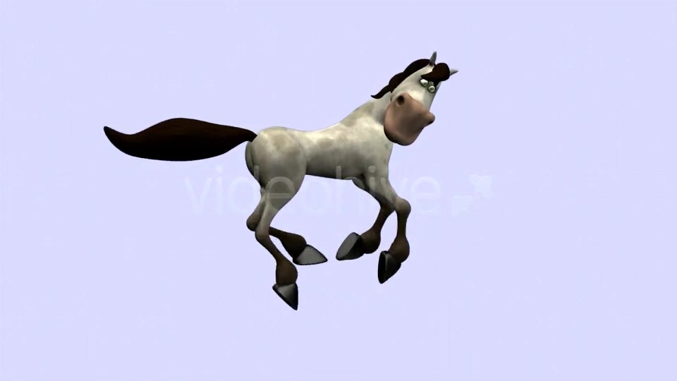 Cartoon Horse Pack of 8 Loops Videohive 6444970 Motion Graphics Image 5
