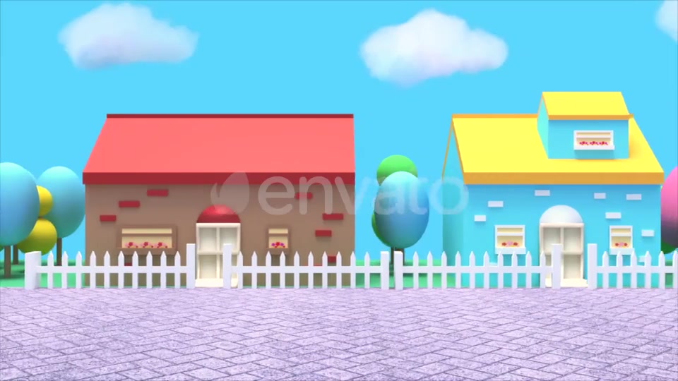 Cartoon Houses Videohive 22070032 Motion Graphics Image 11