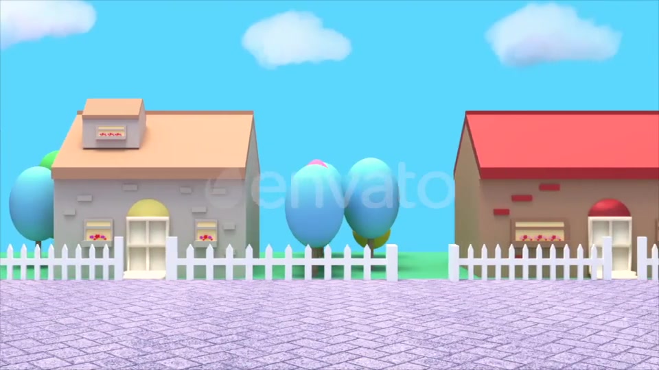 Cartoon Houses Videohive 22070032 Motion Graphics Image 5