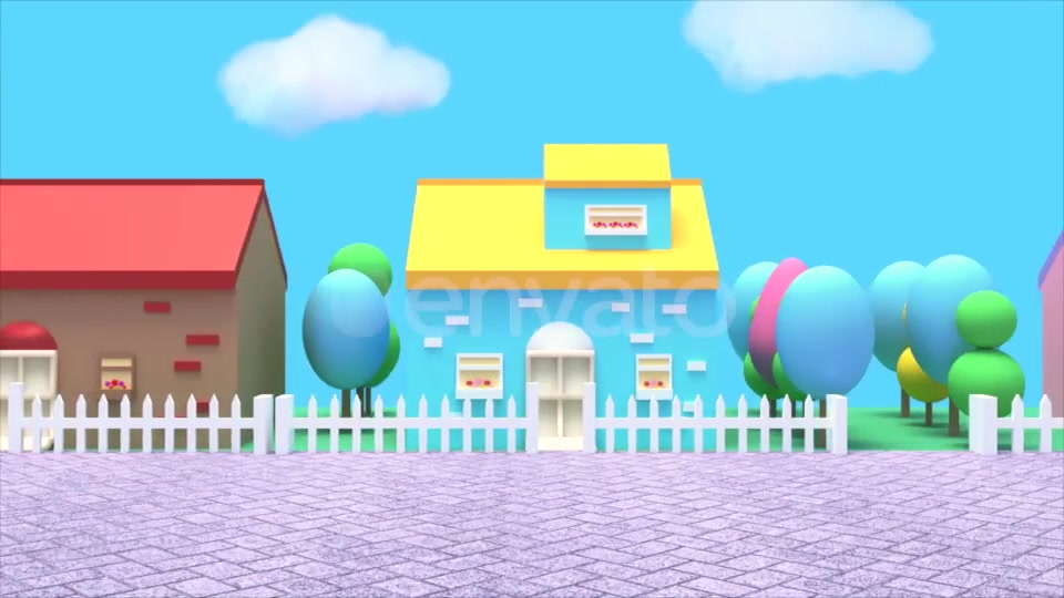 Cartoon Houses Videohive 22070032 Motion Graphics Image 6