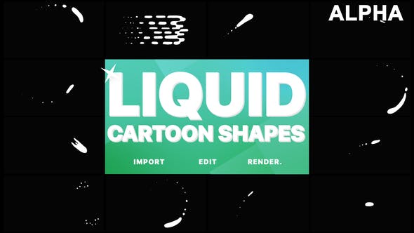 Cartoon Liquid Shapes | Motion Graphics Pack - Videohive 21834892 Download