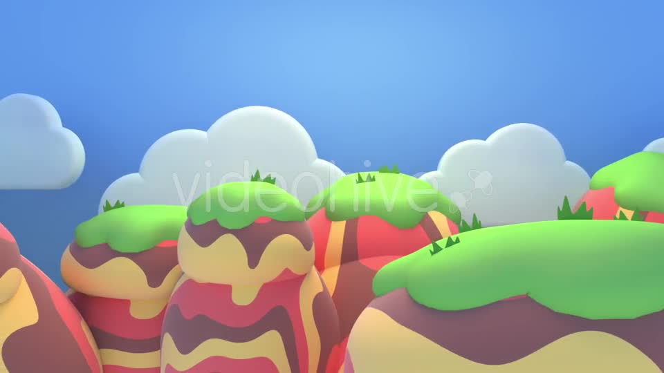 Cartoon Mountains Videohive 21374598 Motion Graphics Image 1