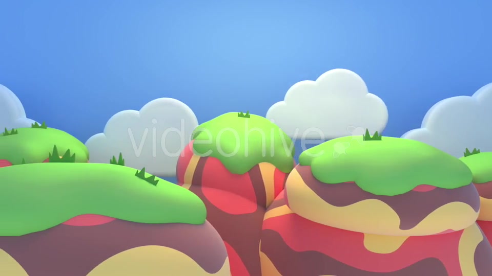 Cartoon Mountains Videohive 21374598 Motion Graphics Image 10