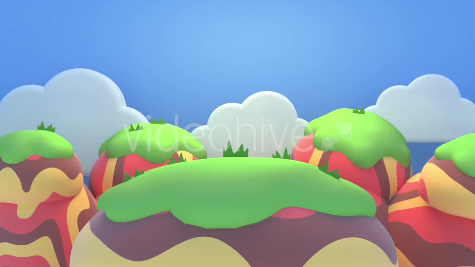 Cartoon Mountains Videohive 21374598 Motion Graphics Image 3
