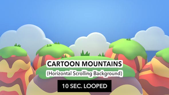 Cartoon Mountains - Videohive Download 21374598