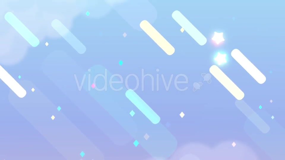 Cartoon Pastel Night Sky Videohive 20080438 Motion Graphics Image 4