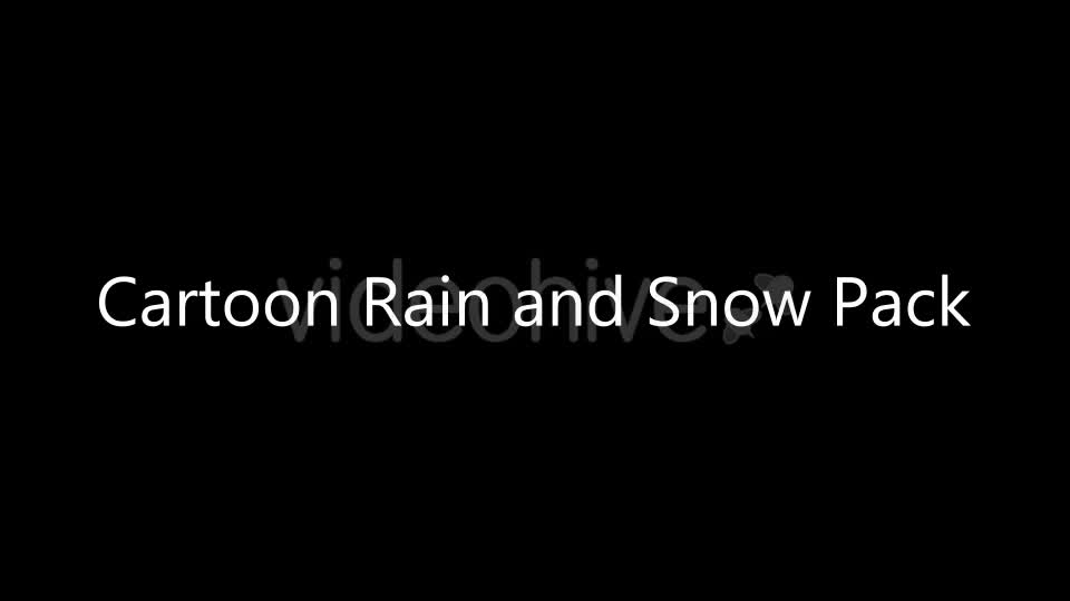 Cartoon Rain And Snow Pack Videohive 21213191 Motion Graphics Image 1