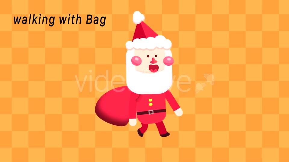 Cartoon Santa Claus Character Poses Animation Pack Videohive 13388436 Motion Graphics Image 6