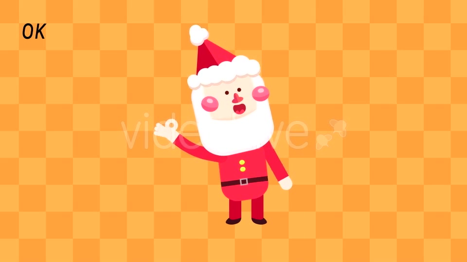 Cartoon Santa Claus Character Poses Animation Pack Videohive 13388436 Motion Graphics Image 9