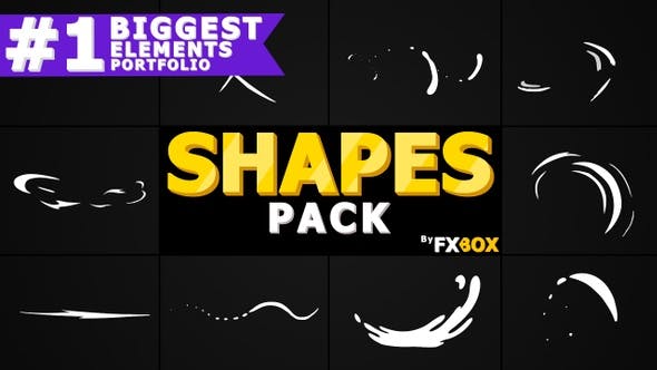 Cartoon Shape Elements | Motion Graphics Pack - Download 23088801 Videohive