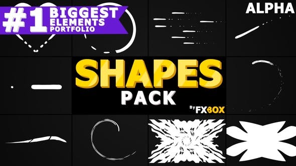 Cartoon Shapes Pack | Motion Graphics Pack - Download Videohive 24439338