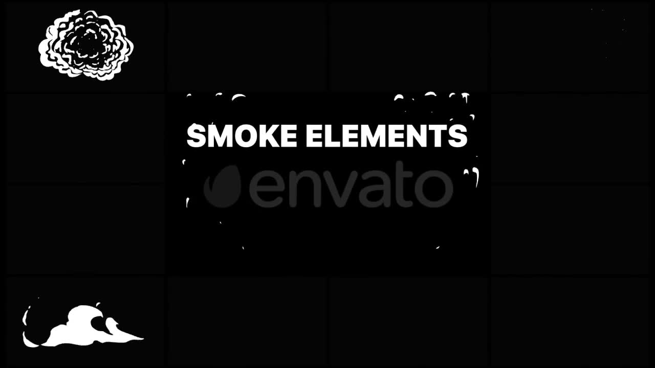 Cartoon Smoke Elements | Motion Graphics Pack Videohive 21568451 Motion Graphics Image 2
