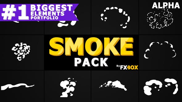Cartoon Smoke Elements | Motion Graphics Pack - Videohive 21135311 Download