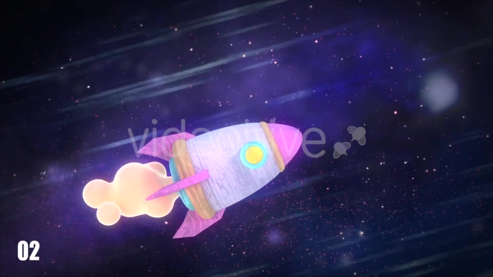 Cartoon Space Rocket 2 in 1 Pack Videohive 19912787 Motion Graphics Image 10