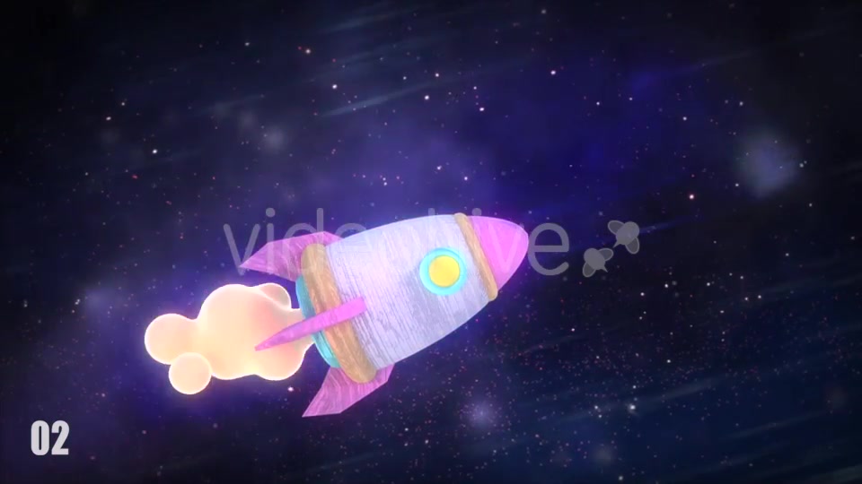 Cartoon Space Rocket 2 in 1 Pack Videohive 19912787 Motion Graphics Image 11