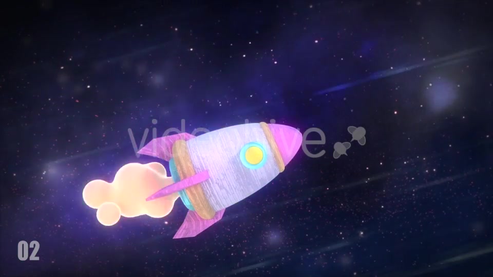 Cartoon Space Rocket 2 in 1 Pack Videohive 19912787 Motion Graphics Image 12