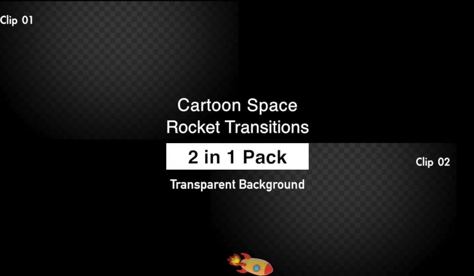 Cartoon Space Rocket Transitions Pack Videohive 22382459 Motion Graphics Image 2
