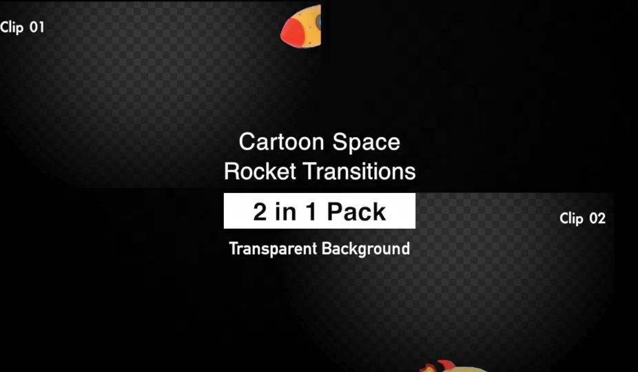 Cartoon Space Rocket Transitions Pack Videohive 22382459 Motion Graphics Image 4